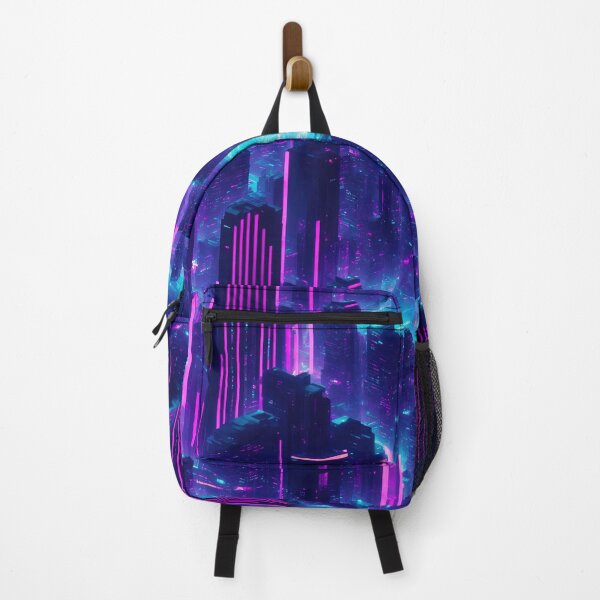 Item preview, Cityscape with neon lights designed and sold by CoolPixels.