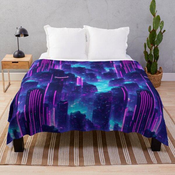 Item preview, Cityscape with neon lights designed and sold by CoolPixels.