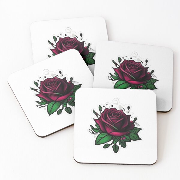 Item preview, beutiful rose sticker designed and sold by Tape2Sticker.
