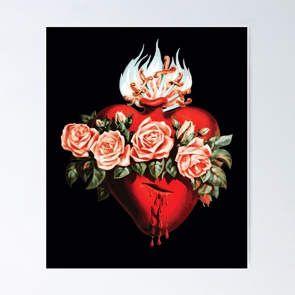 Item preview, Immaculate Heart of Mary Vintage  	 designed and sold by kwivhiymogj65.