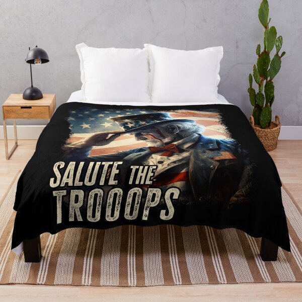 Item preview, Salute The Troops Proud Patriot Stars and Stripes designed and sold by NoLimit-Merica.