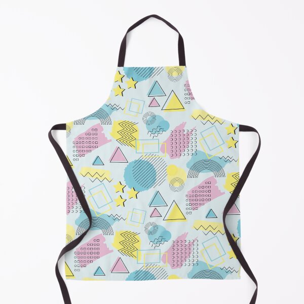 Item preview, 80s Memphis style pattern blue background pastels designed and sold by Colorblizz.