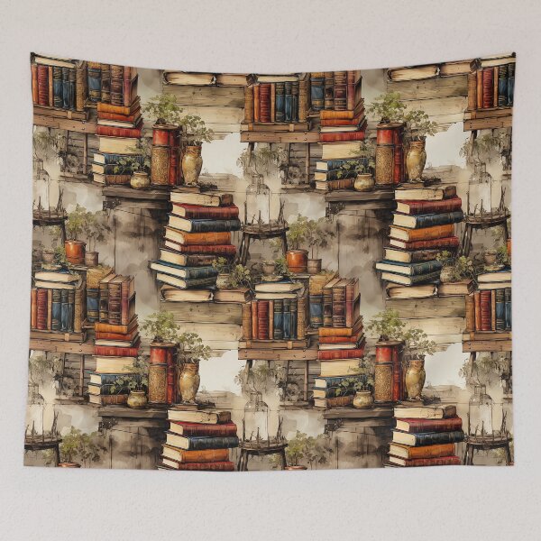 Item preview, Vintage Books for Book Lovers designed and sold by NatureArtDecor.