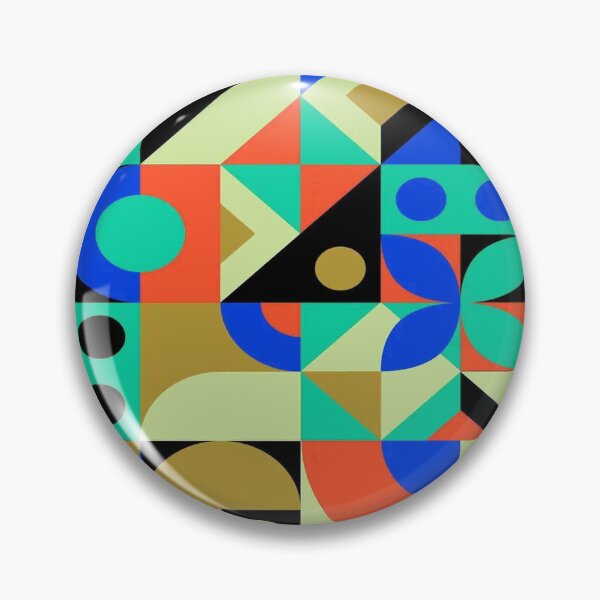 Item preview, Geometric Abstract Whimsical Multiple Image Design Print designed and sold by posterbobs.