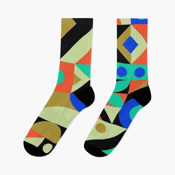 Item preview, Geometric Abstract Whimsical Multiple Image Design Print designed and sold by posterbobs.