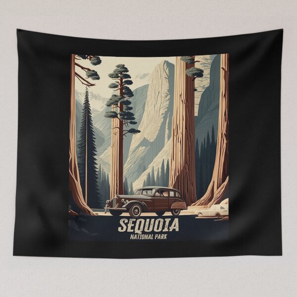 Item preview, Sequoia Vintage Roadtrip Gift for Travelers designed and sold by NoLimit-Merica.