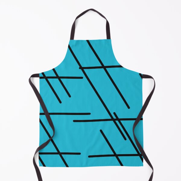 Item preview, Geometric Diagonal Triangular Lines Teal Blue designed and sold by awsomepatterns.