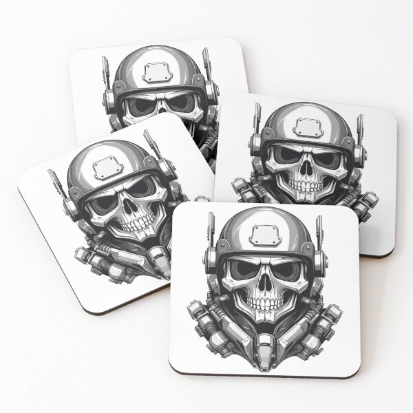 Artikelvorschau, Totenkopf im Helm entworfen und verkauft von Elegant Edge.
