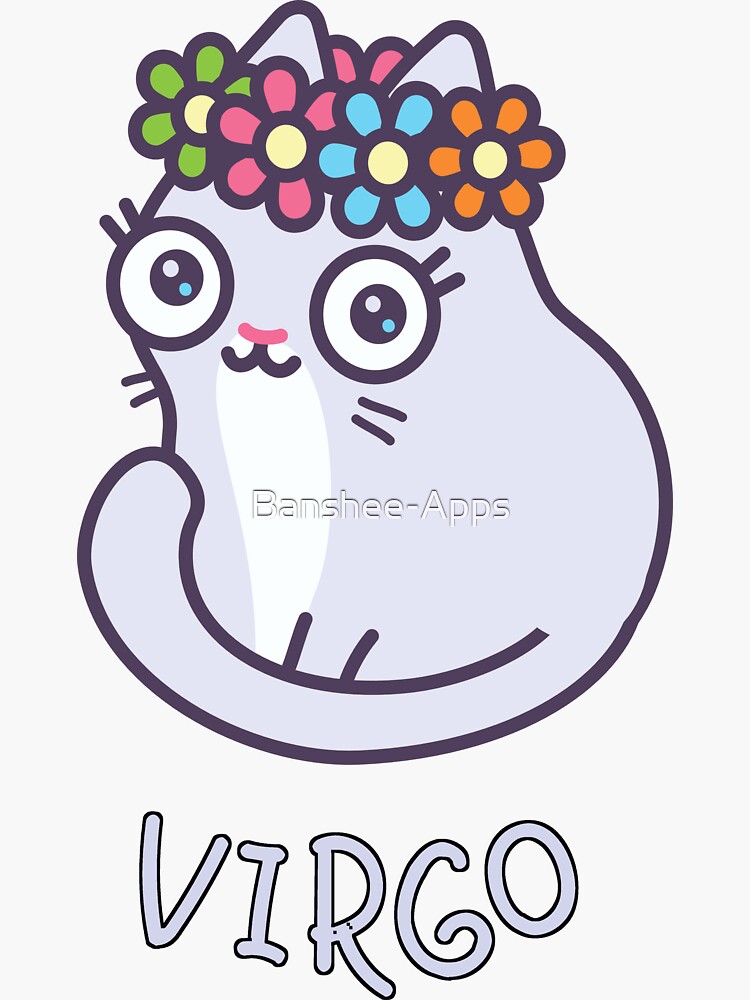 Funny Virgo Cat Horoscope Tshirt - Astrology and Zodiac Gift Ideas! by Banshee-Apps