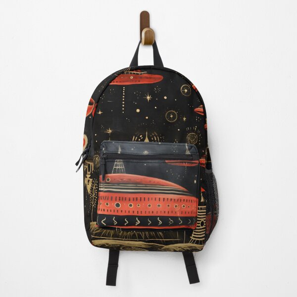 Item preview, Flying Saucer in Night Sky Space Mural designed and sold by Je-we.
