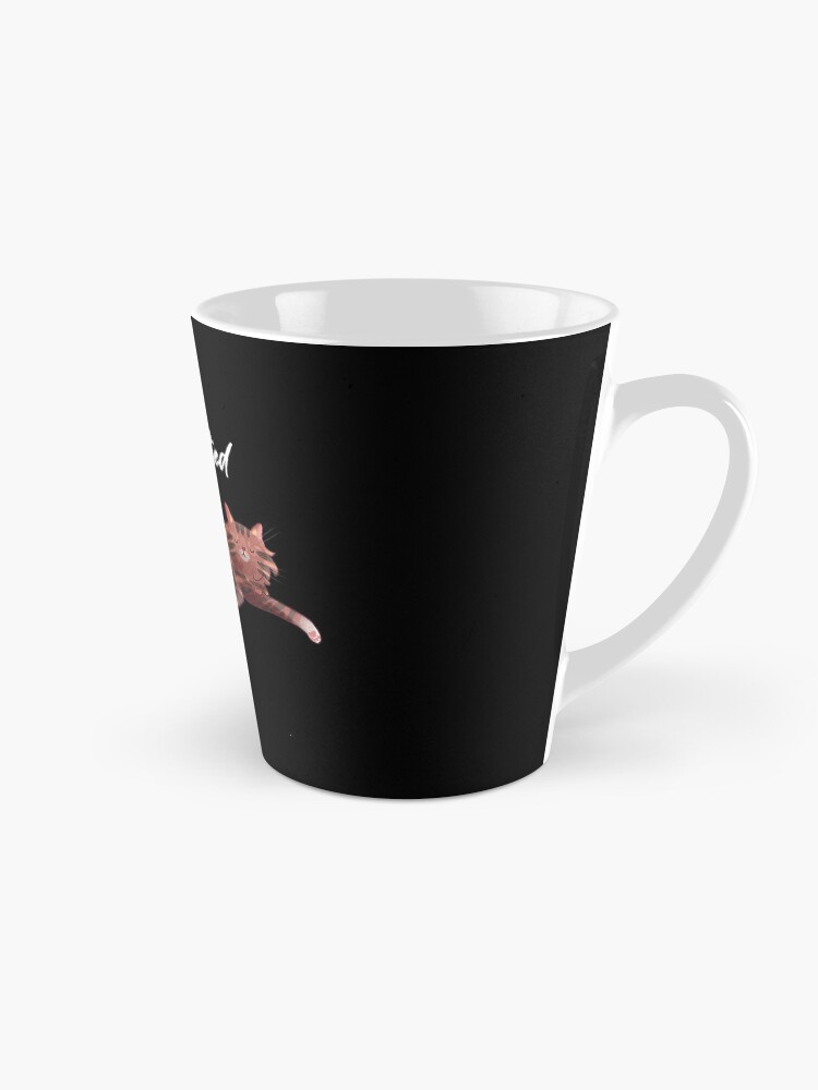 Thumbnail 1 of 4, Coffee Mug, Meow-tivated by snacks - tabby norwegian forest cat designed and sold by FelineEmporium.