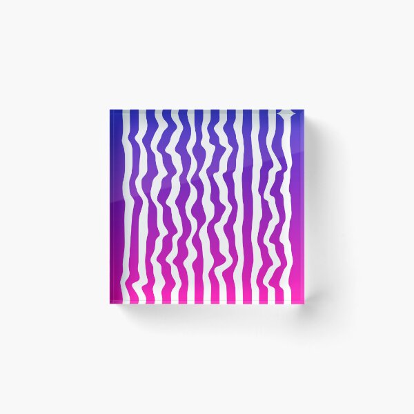 Item preview, Blue to Pink gradient lines pattern designed and sold by Pattrenonly.