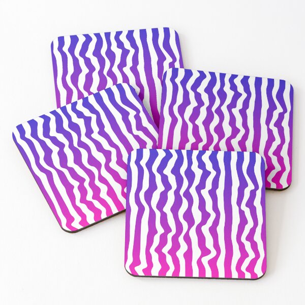 Item preview, Blue to Pink gradient lines pattern designed and sold by Pattrenonly.