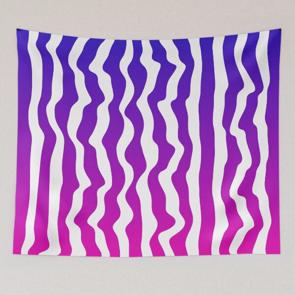 Item preview, Blue to Pink gradient lines pattern designed and sold by Pattrenonly.