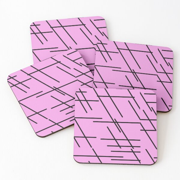 Item preview, Diagonal Triangular Lines Pastel Pink designed and sold by awsomepatterns.