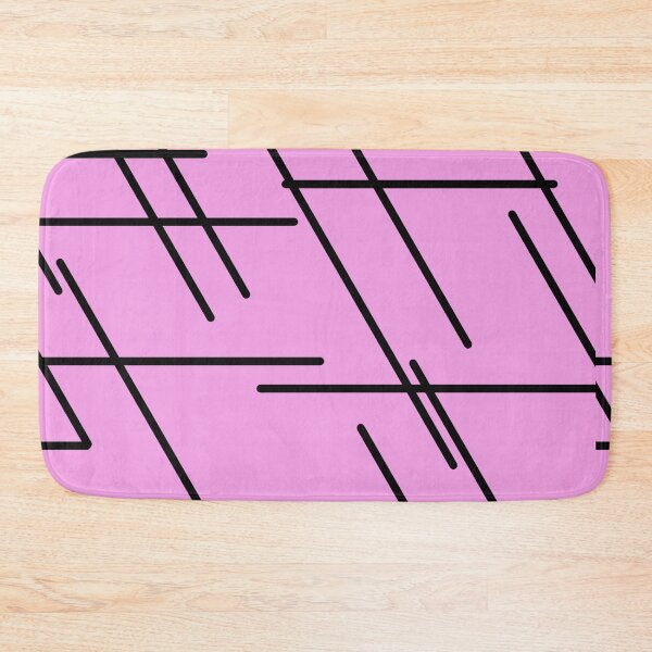 Item preview, Diagonal Triangular Lines Pastel Pink designed and sold by awsomepatterns.