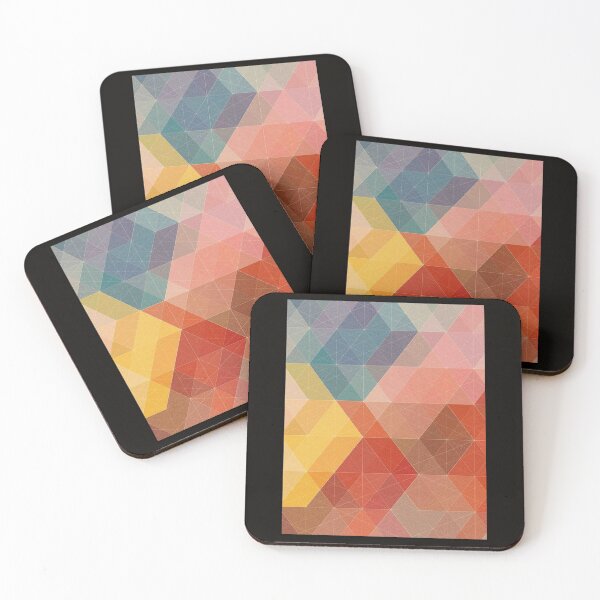 Item preview, Geometric Abstract Whimsical 3d Psychedelic Design Print designed and sold by posterbobs.