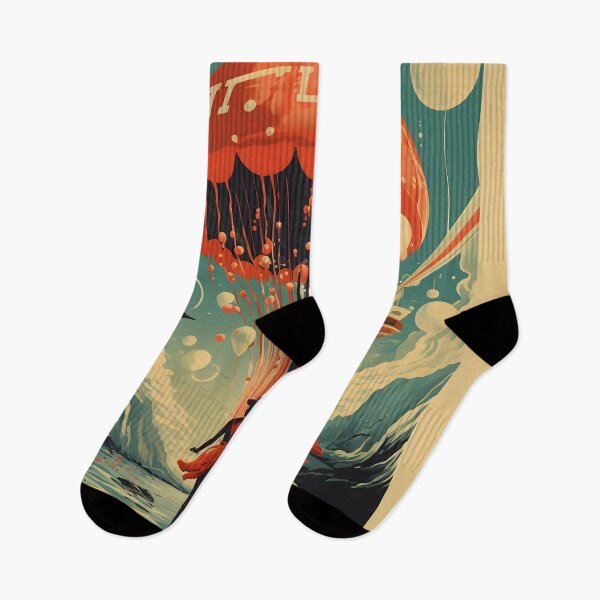 Item preview, Vintage Poster of Sci-FI Woman and Umbrella designed and sold by dcrc.