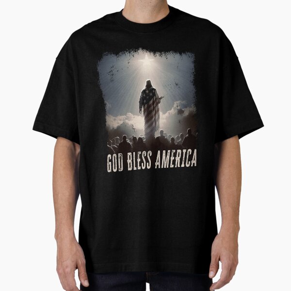 Item preview, God Bless America Jesus Loves us Christian Patriot designed and sold by NoLimit-Merica.