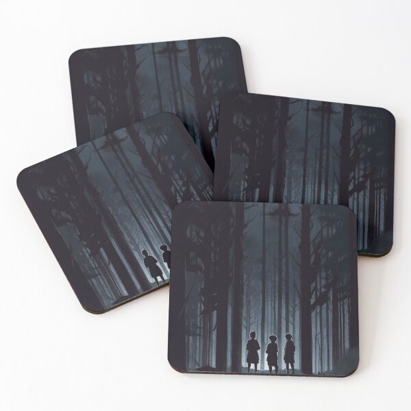 Item preview, Dark light in a pine forest designed and sold by M-Y-A-R-T-.