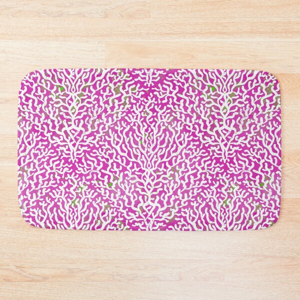 Item preview, hot pink and neon green coral reef- Frutti di mare collection - abstract texture designed and sold by RenattaZare.