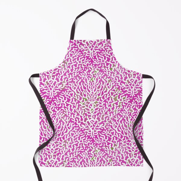 Item preview, hot pink and neon green coral reef- Frutti di mare collection - abstract texture designed and sold by RenattaZare.