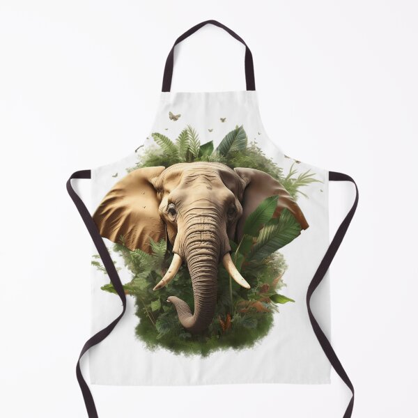 Item preview, "Wild Jungle Elephant" designed and sold by Art-Vortex-fr.