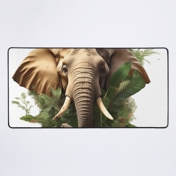 Item preview, "Wild Jungle Elephant" designed and sold by Art-Vortex-fr.