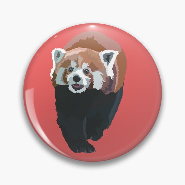 Item preview, R is for Red Panda,Red Panda Illustration – Adorable and Playful Forest Mammal Artwork designed and sold by PrettylittlepastelUk.