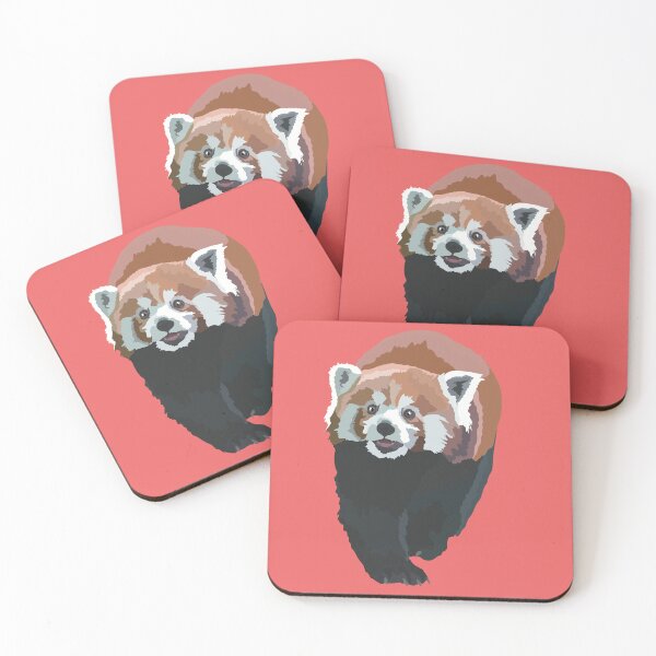 Item preview, R is for Red Panda,Red Panda Illustration – Adorable and Playful Forest Mammal Artwork designed and sold by PrettylittlepastelUk.