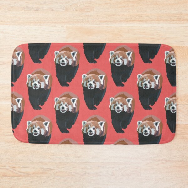 Item preview, R is for Red Panda,Red Panda Illustration – Adorable and Playful Forest Mammal Artwork designed and sold by PrettylittlepastelUk.