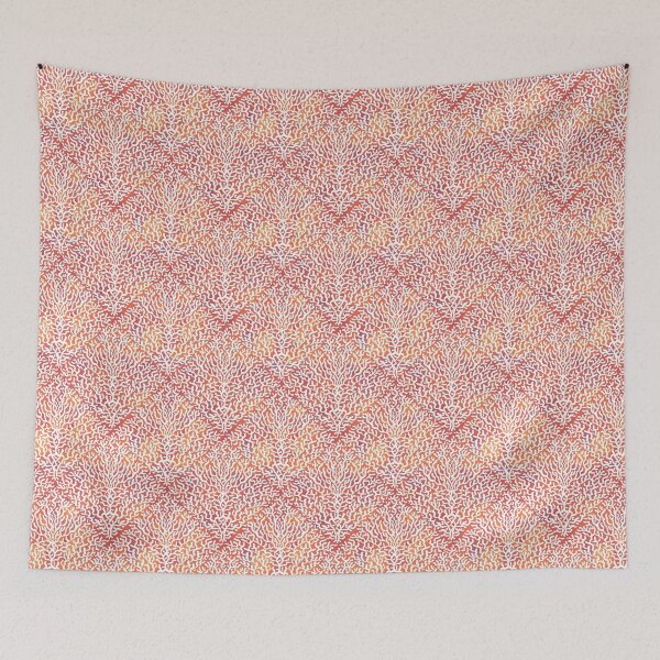 Item preview, orange coral reef pattern- Frutti di mare collection - abstract texture designed and sold by RenattaZare.