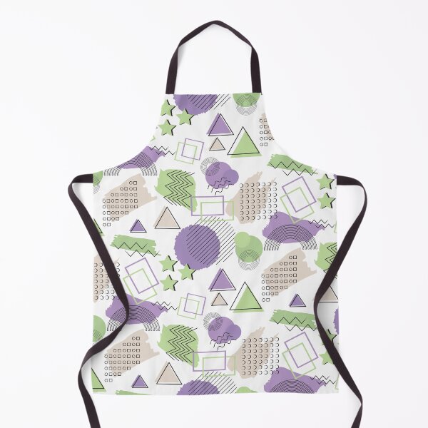 Item preview, 80s Memphis style pattern green purple designed and sold by Colorblizz.