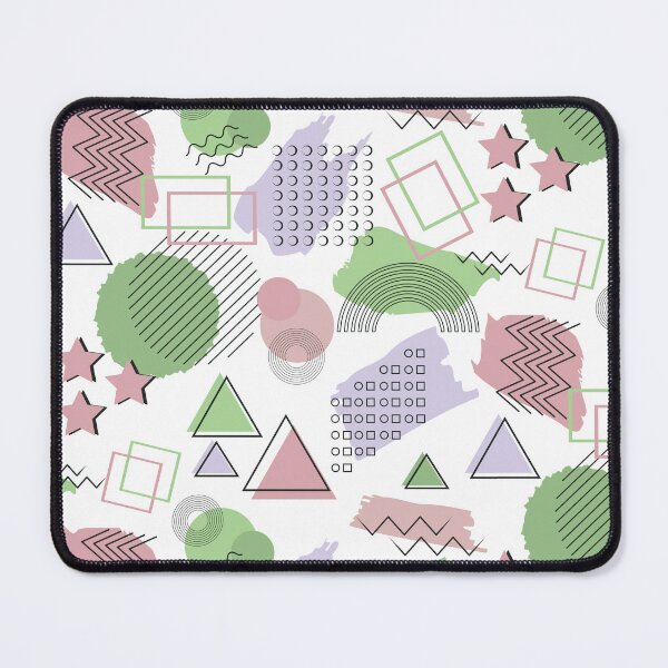 Item preview, 80s Memphis style pattern green pink purple designed and sold by Colorblizz.