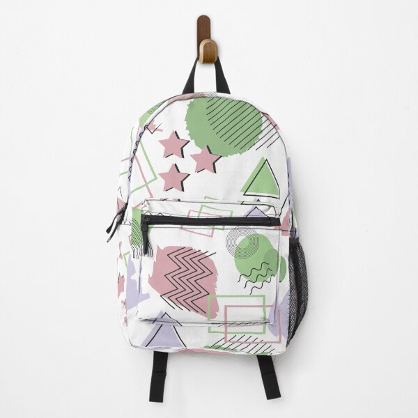 Item preview, 80s Memphis style pattern green pink purple designed and sold by Colorblizz.