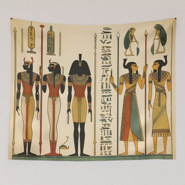Item preview, Ancient Egypt Seamless Pattern - Timeless Elegance  designed and sold by AlienSkinEyes.