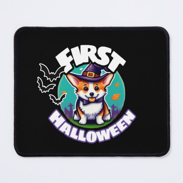 Artikelvorschau, Corgis erstes Halloween entworfen und verkauft von Roxburylane.