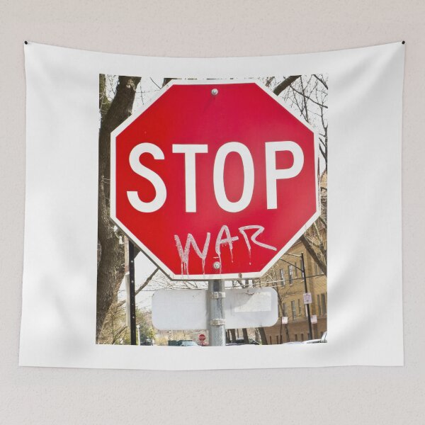 Item preview, STOP War STOP Sign designed and sold by WartimeTShirts.