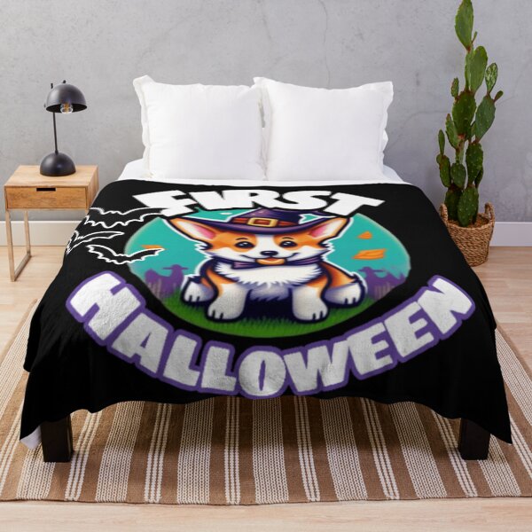 Artikelvorschau, Corgis erstes Halloween entworfen und verkauft von Roxburylane.
