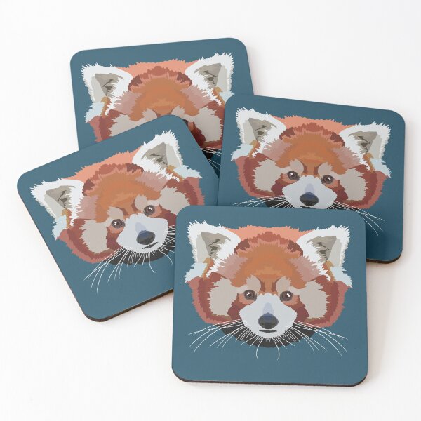 Item preview, R is for Red Panda,Red Panda Illustration – Adorable and Playful Forest Mammal Artwork designed and sold by PrettylittlepastelUk.