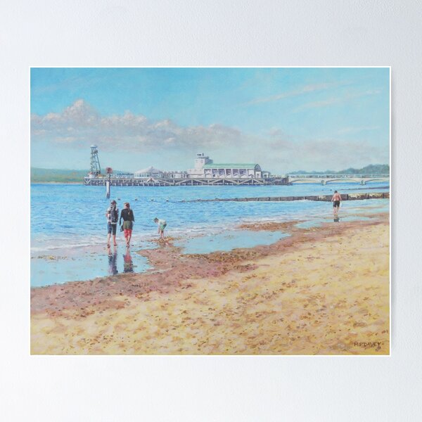 Bournemouth Pier late summer morning Poster