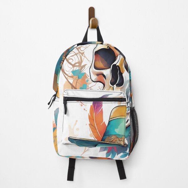 Artikelvorschau, Skull design, Multicolor watercolor skull pattern entworfen und verkauft von oyonni design.