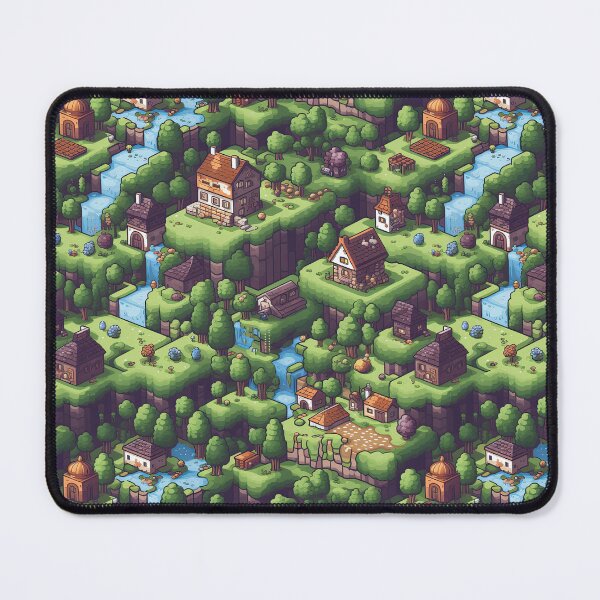 Item preview, Pixel Art Valley Map designed and sold by WartonnoArt.