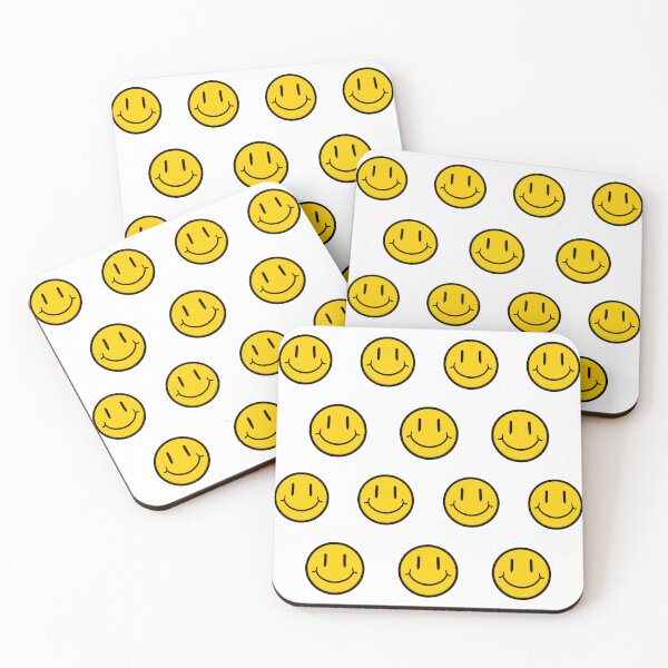 Item preview,  Pack of cute yellow smile emoji designed and sold by MonkiFlipp.