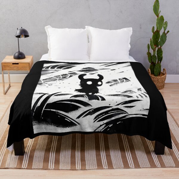 Item preview, Black and White Hollow Knight designed and sold by GrassThorn.