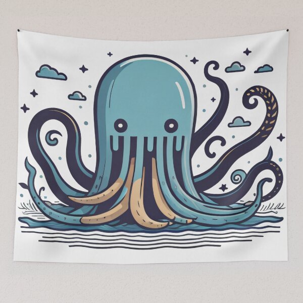 Item preview, Kraken Can Be Cute designed and sold by BarryBBojangles.