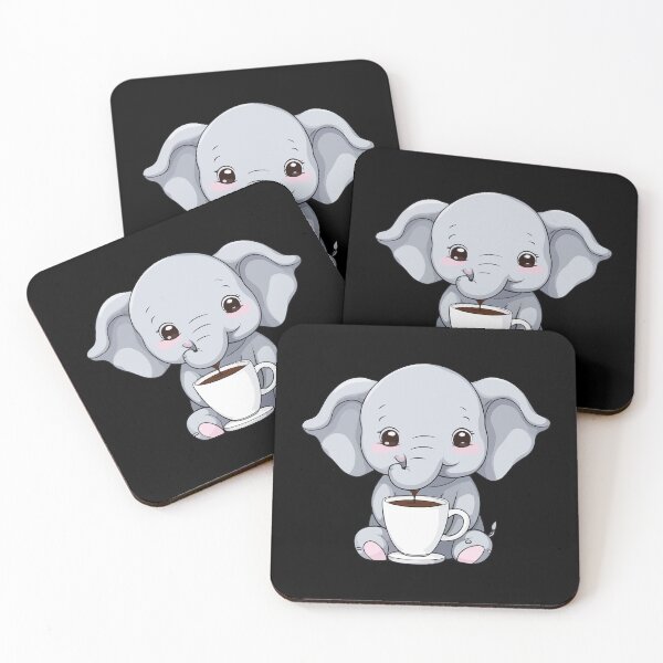Item preview, Elephant and Coffee designed and sold by Ridaelb.
