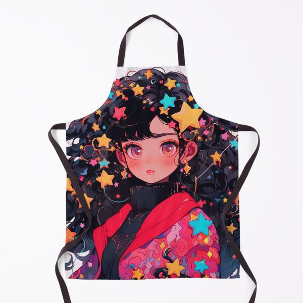 Item preview, Pretty Starry Anime Girl designed and sold by bubblegoth.