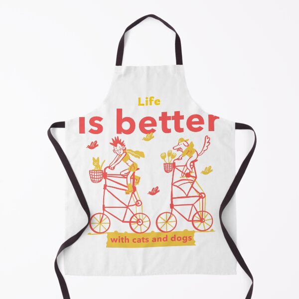 Item preview, life is better with cats and dogs designed and sold by erenton.