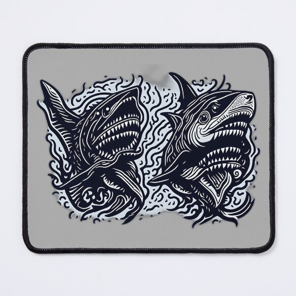 Item preview, Traditional Shark Tales: American Traditional Shark Tattoo Art designed and sold by FashionRex.